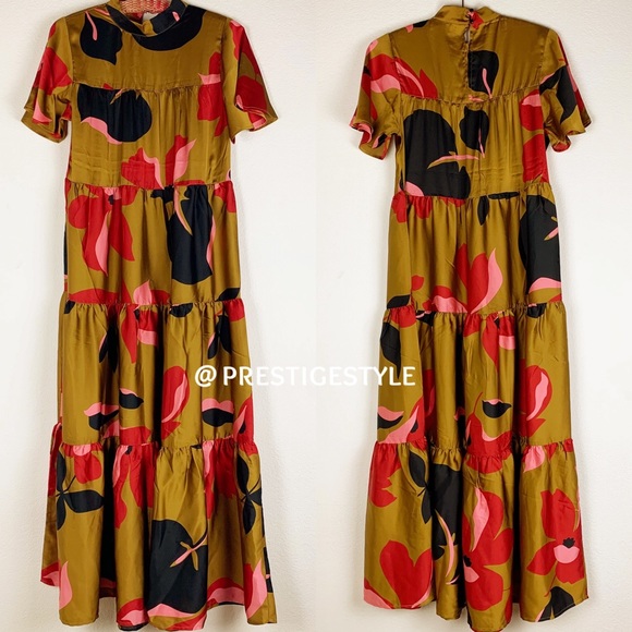 Anthropologie Corey Lynn Gianna Tiered Maxi Dress - Picture 9 of 10